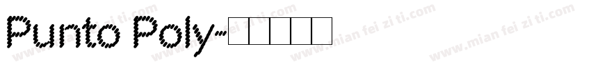 Punto Poly字体转换